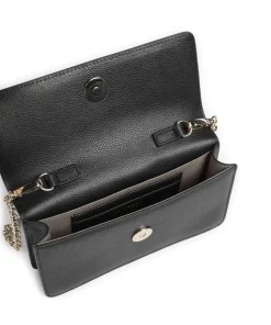 Vivienne Umhängetasche fein genarbtes Rindsleder schwarz