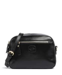 Volterra Modell Umhängetasche fein genarbtes Leder schwarz