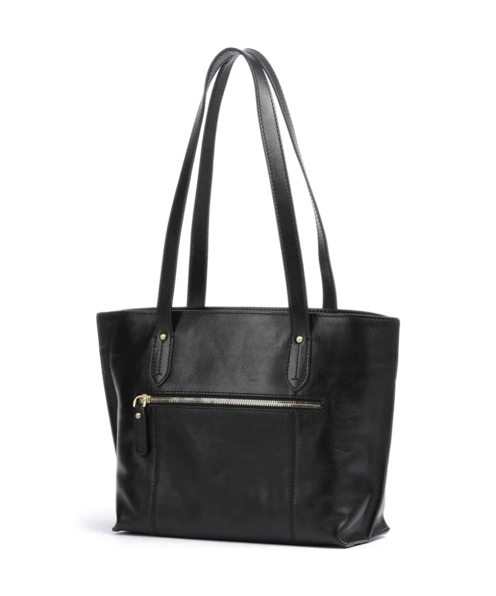 Volterra S Shopper Leder schwarz