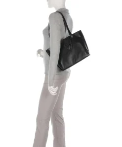 Volterra S Shopper Leder schwarz