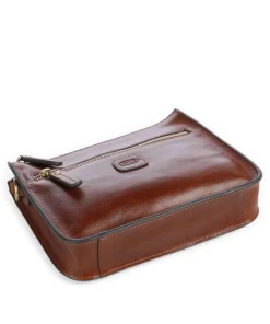 Volterra S Umhängetasche fein genarbtes Rindsleder braun