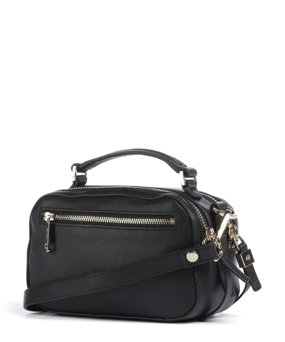 W92 Umhängetasche fein genarbtes Rindsleder schwarz