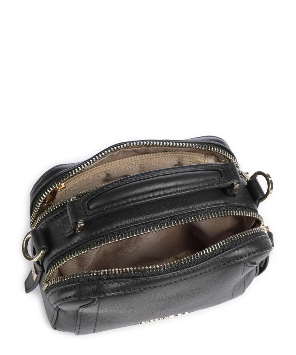 W92 Umhängetasche fein genarbtes Rindsleder schwarz