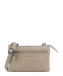 Washed Waxed Cow Osaka Umhängetasche genarbtes Rindsleder beige