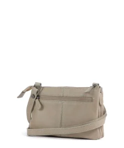 Washed Waxed Cow Osaka Umhängetasche genarbtes Rindsleder beige