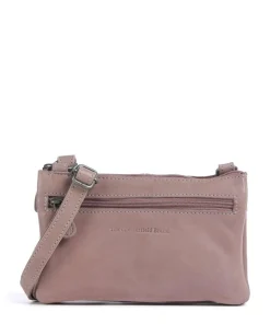 Washed Waxed Cow Osaka Umhängetasche genarbtes Rindsleder lavendel