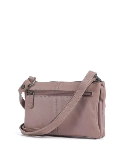 Washed Waxed Cow Osaka Umhängetasche genarbtes Rindsleder lavendel