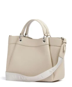 Wave M Handtasche Lederimitat elfenbein