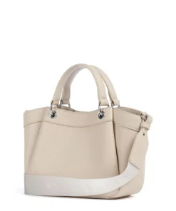 Wave S Handtasche Lederimitat elfenbein