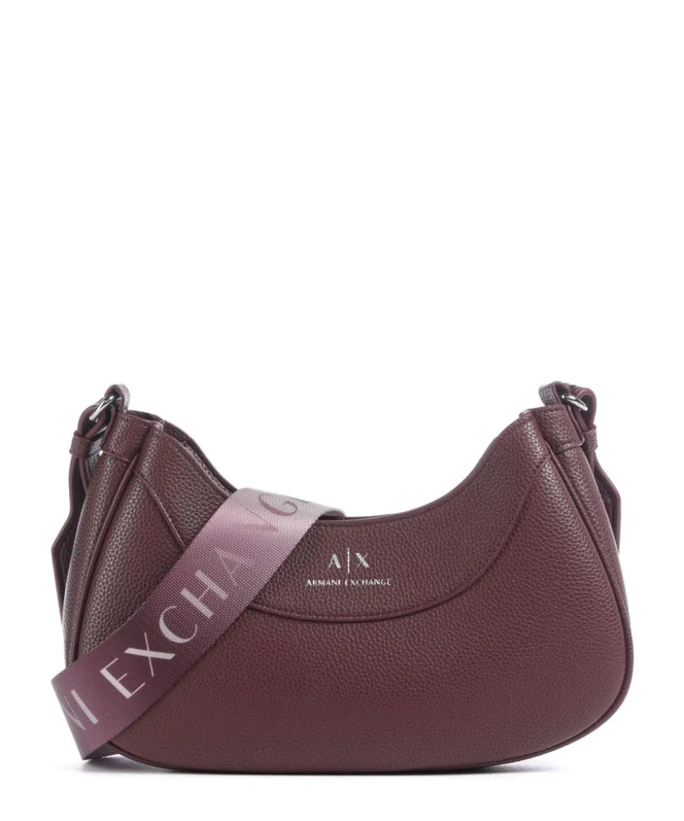 Wave S Umhängetasche Lederimitat wein