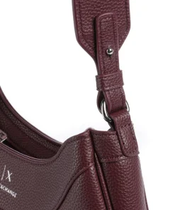 Wave S Umhängetasche Lederimitat wein