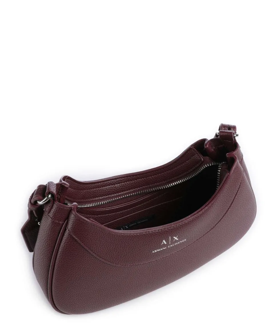 Wave S Umhängetasche Lederimitat wein