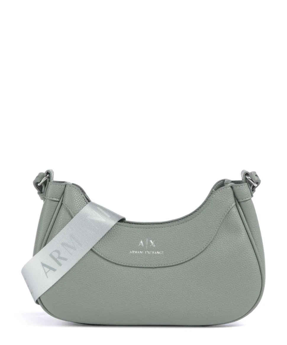 Wave S Umhängetasche Lederimitat grünblau