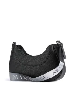 Wave S Umhängetasche Lederimitat schwarz