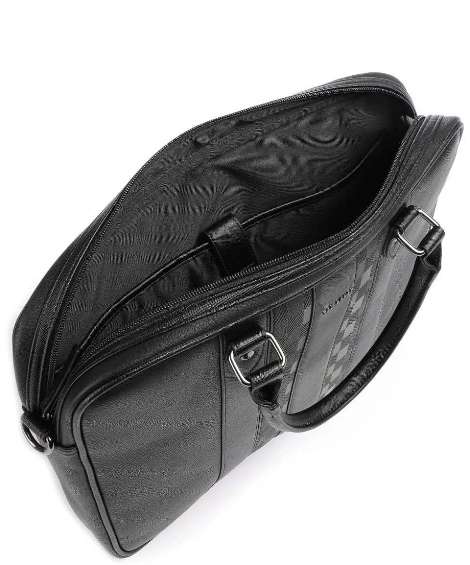 Waymon Aktentasche 15″ Lederimitat schwarz