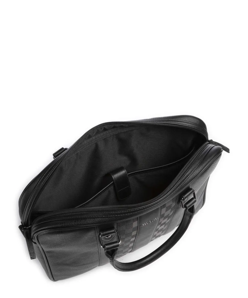 Waymon Aktentasche 15″ Lederimitat schwarz