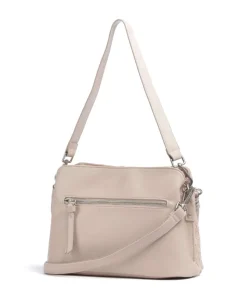 Weave Harmony Schultertasche aufgerautes Leder nude