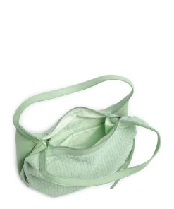 Weave Harmony Schultertasche Schafsleder mintgrün
