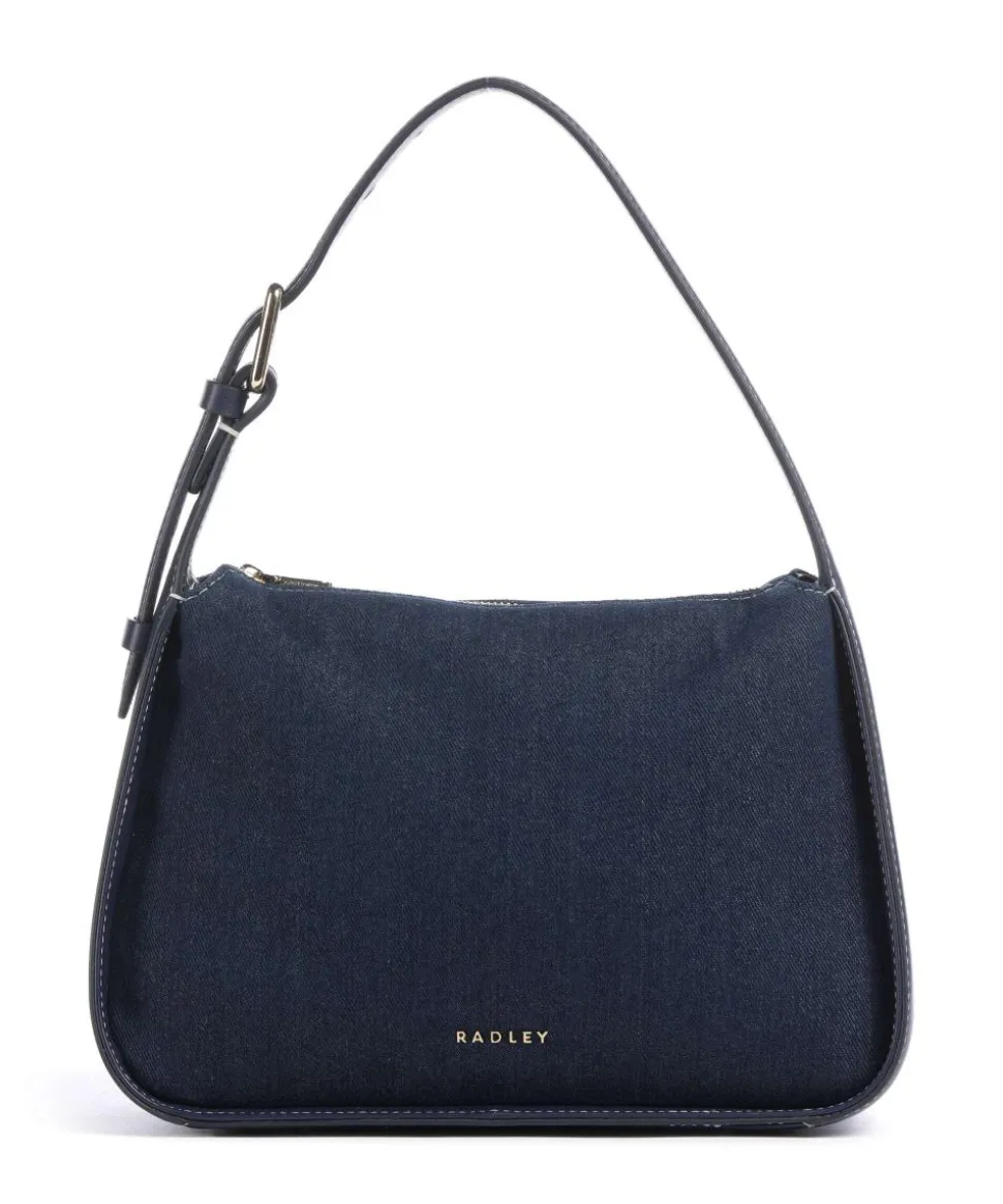 Westwell Lane Schultertasche Canvas dunkelblau