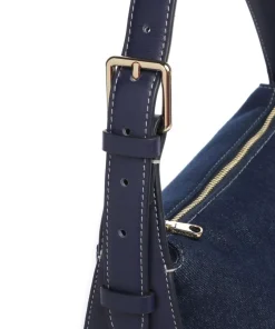 Westwell Lane Schultertasche Canvas dunkelblau