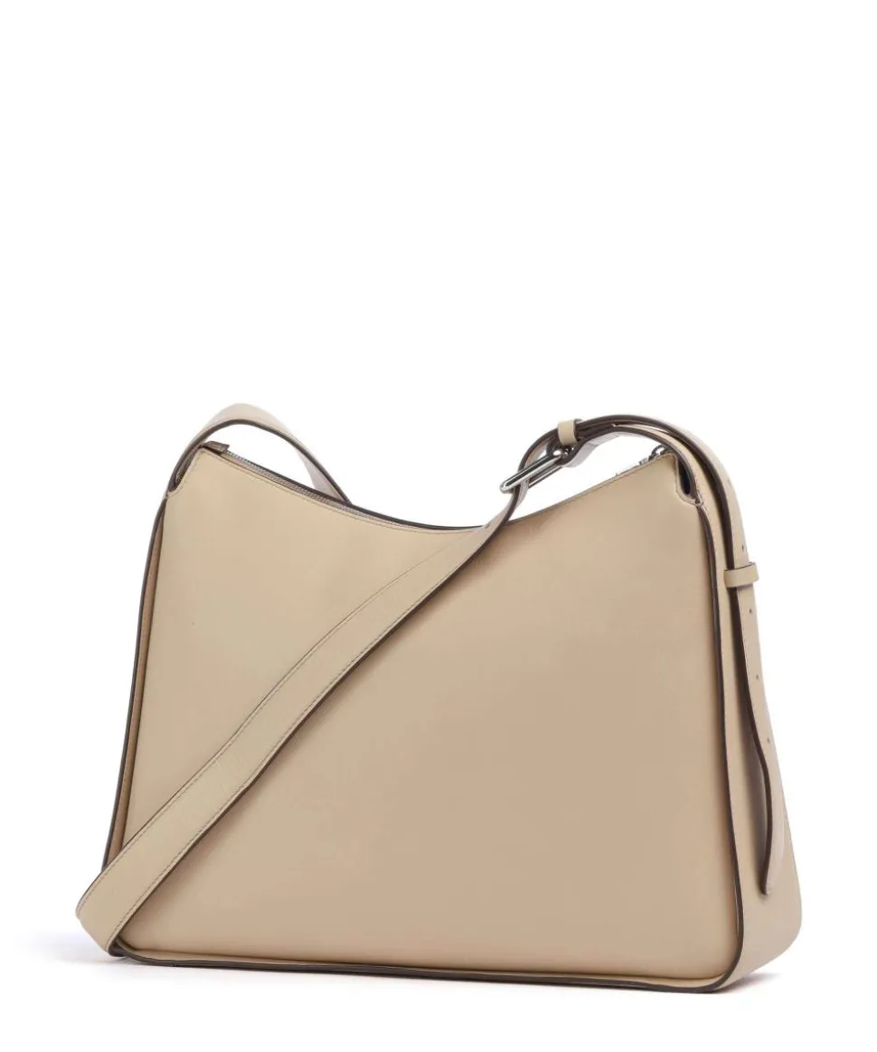 Westwell Lane Umhängetasche genarbtes Rindsleder beige