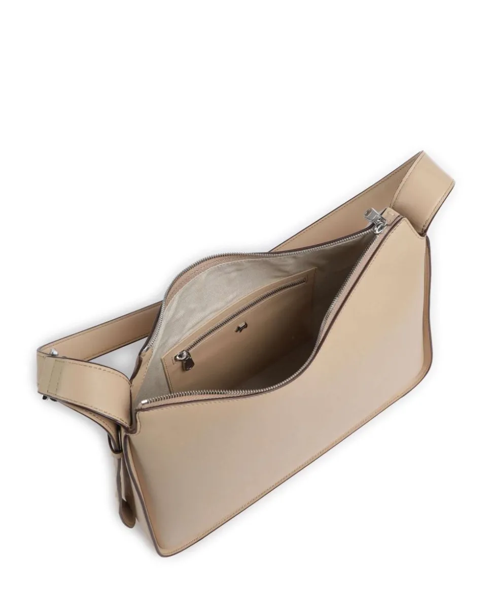 Westwell Lane Umhängetasche genarbtes Rindsleder beige