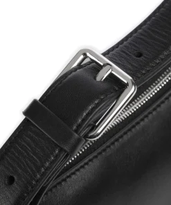 Westwell Lane Umhängetasche genarbtes Rindsleder schwarz