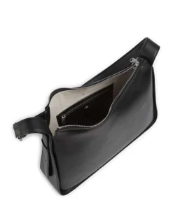 Westwell Lane Umhängetasche genarbtes Rindsleder schwarz