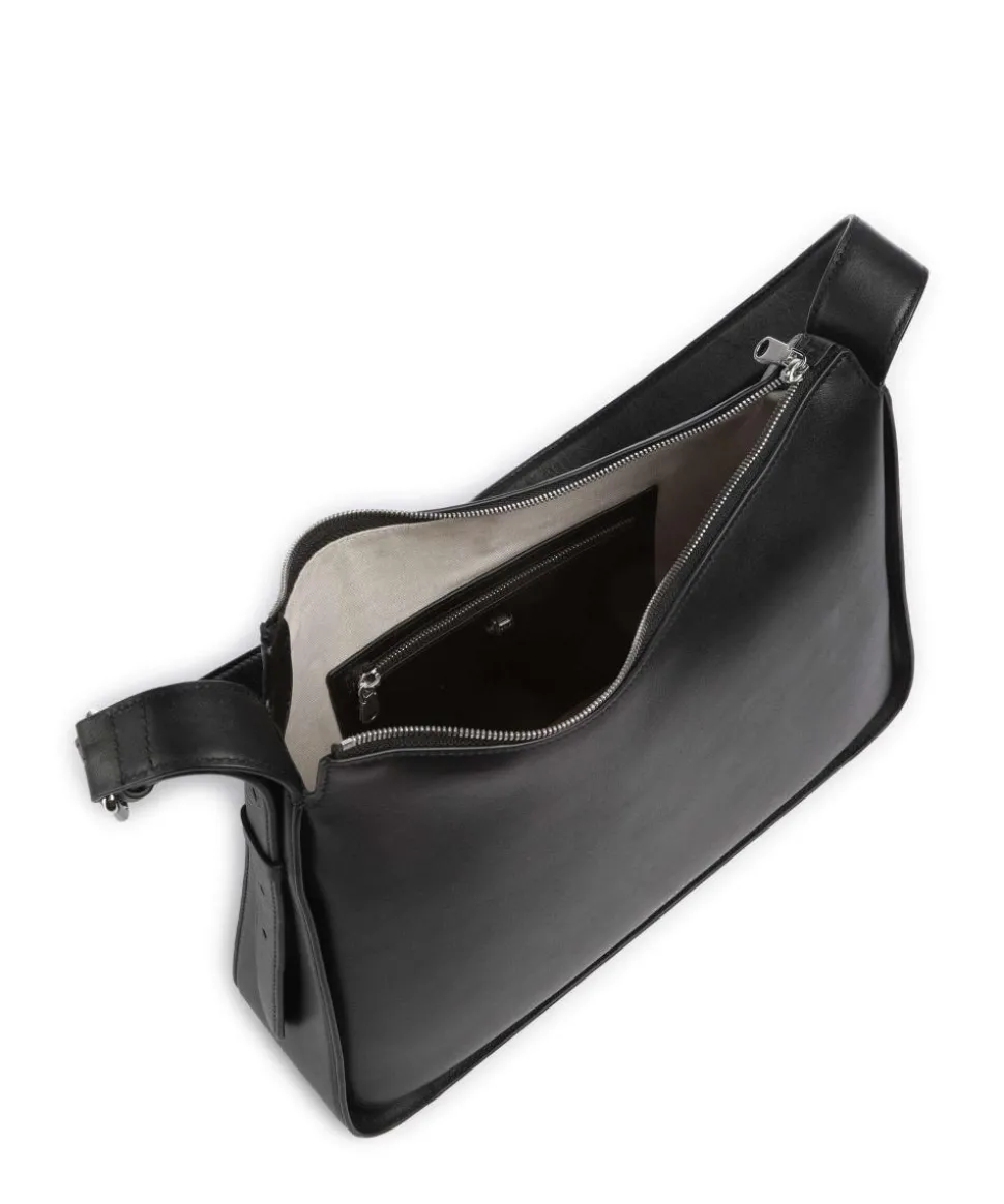 Westwell Lane Umhängetasche genarbtes Rindsleder schwarz