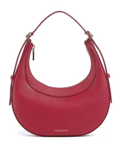 Whisper Schultertasche genarbtes Rindsleder rot