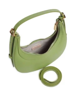 Whisper Schultertasche genarbtes Rindsleder grün