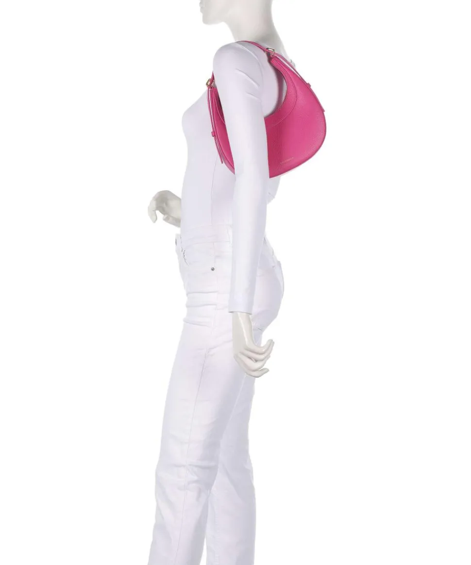 Whisper Schultertasche genarbtes Rindsleder fuchsia