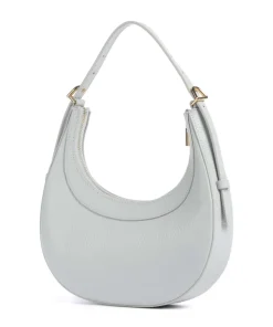 Whisper Schultertasche genarbtes Rindsleder hellblau