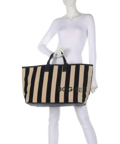 Wiesen Neve Lotta Shopper Baumwolle beige/schwarz