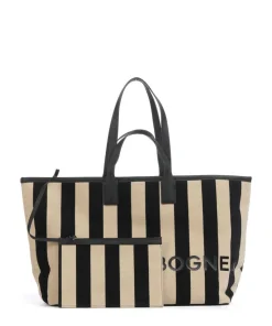 Wiesen Neve Lotta Shopper Baumwolle beige/schwarz