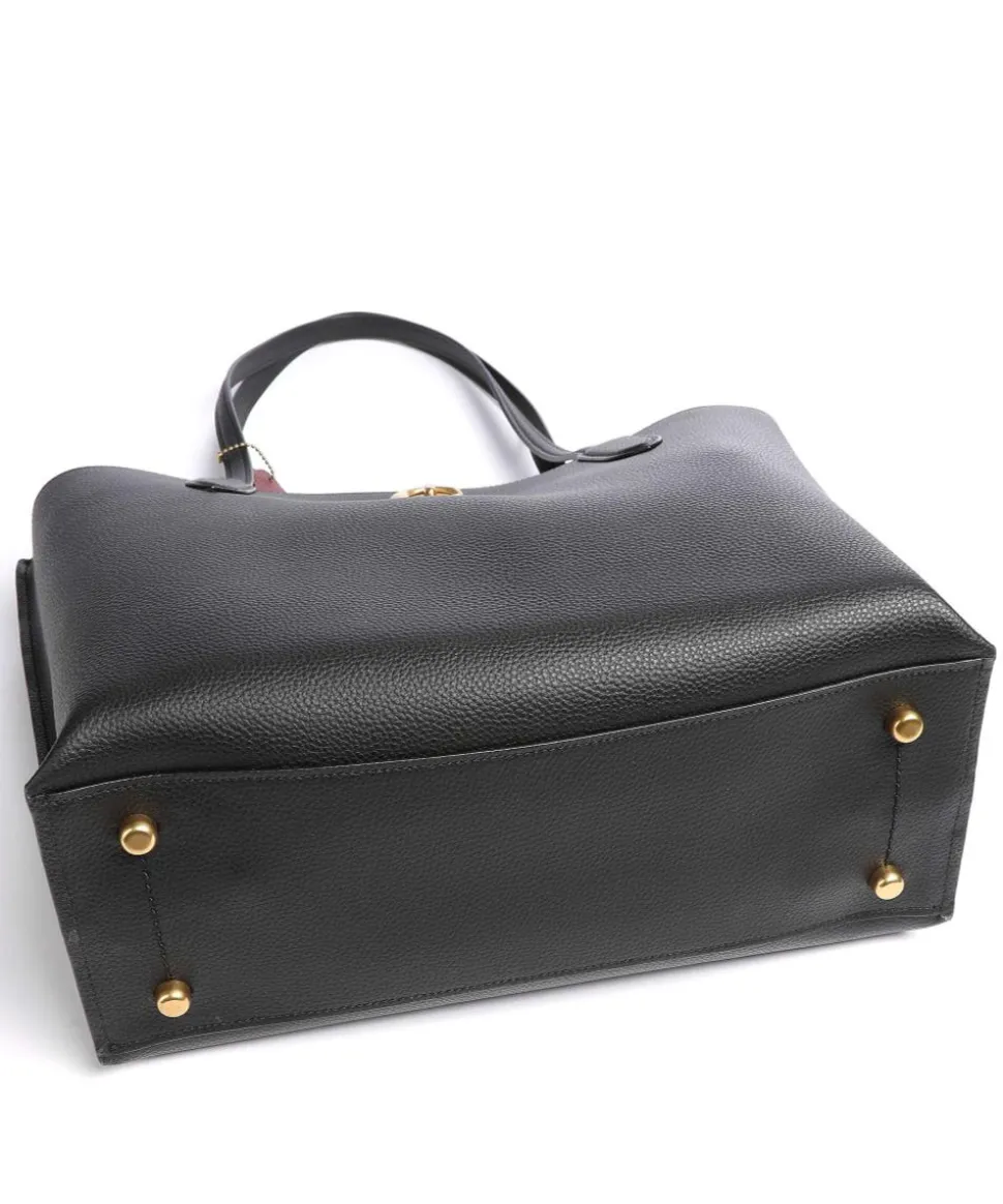 Willow Shopper genarbtes Rindsleder schwarz