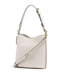 Willow Soft 19 Beuteltasche genarbtes Leder elfenbein