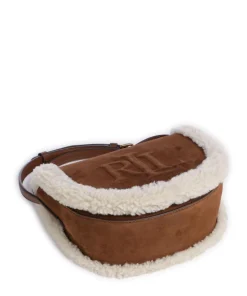 Witley Medium Umhängetasche aufgerautes Rindsleder, Fell braun