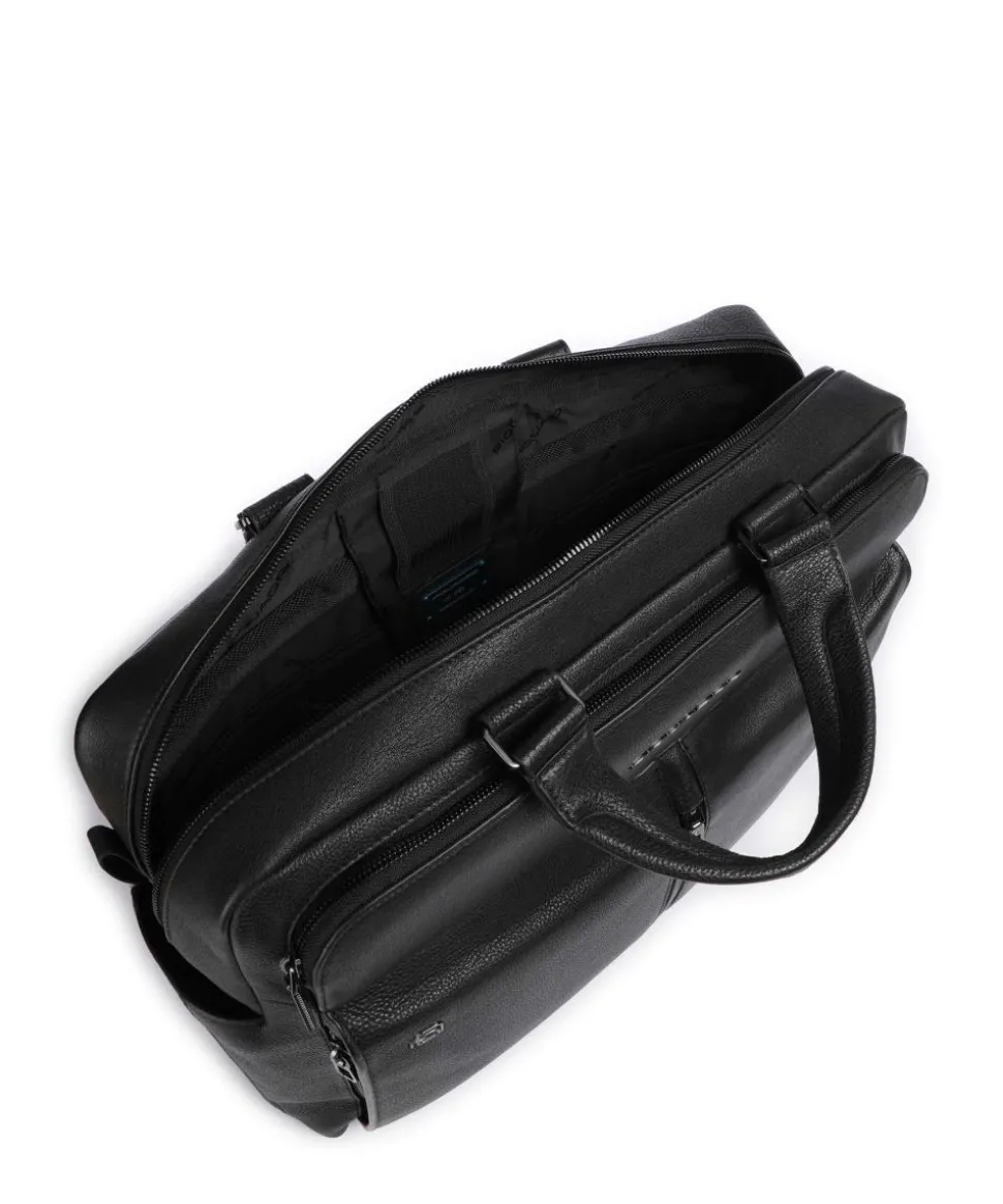 Wollem Aktentasche 15″ genarbtes Rindsleder schwarz