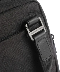 Wollem Umhängetasche recyceltes Polyester schwarz