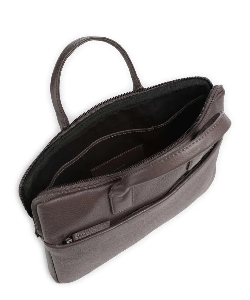 Wrap Aktentasche 14″ genarbtes Rindsleder mud