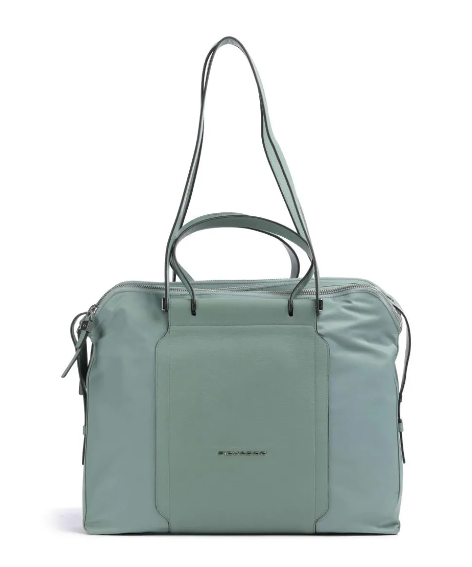 W92T Aktentasche 14″ recyceltes Nylon grünblau