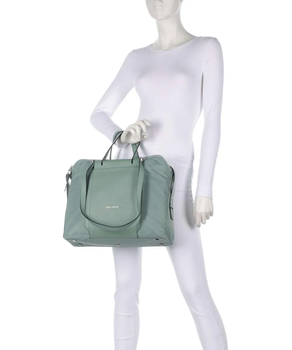 W92T Aktentasche 14″ recyceltes Nylon grünblau