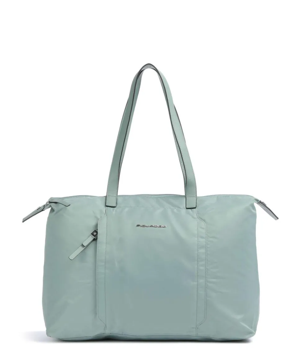 W92T Aktentasche 15″ recyceltes Nylon grünblau