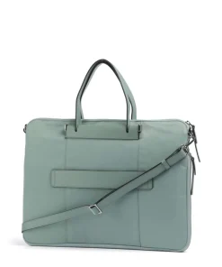 W92T Aktentasche 15″ recyceltes Nylon grünblau