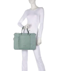 W92T Aktentasche 15″ recyceltes Nylon grünblau