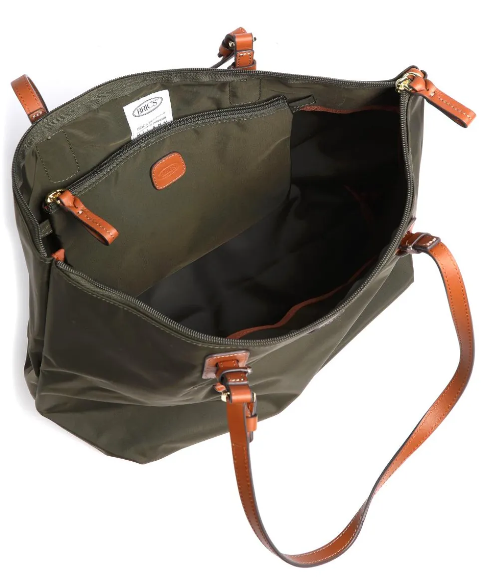 X-Collection Shopper recyceltes Nylon olivgrün