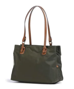 X-Collection Shopper recyceltes Nylon olivgrün