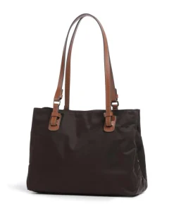 X-Collection Shopper recyceltes Nylon dunkelbraun