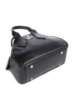 Yasmine Grain Small Handtasche Polyurethane schwarz